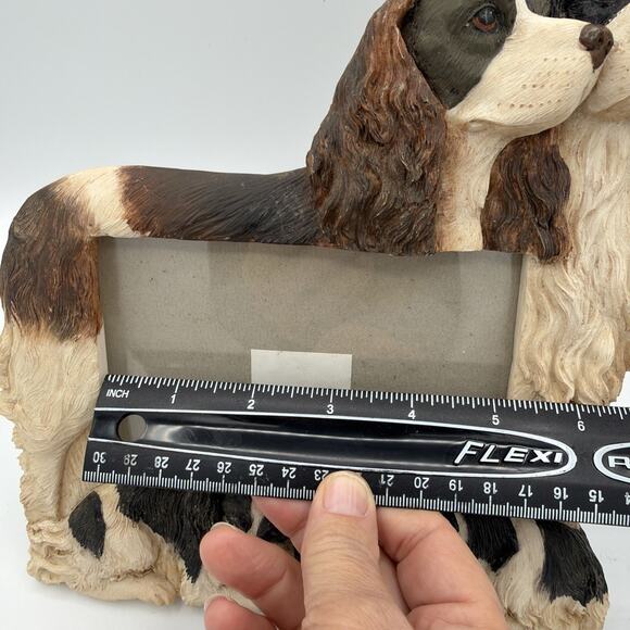 Springer Spaniel 3D Photo Picture Frame Hand Painted 4 X 6 Table Top Dog Family - Picture 6 of 10